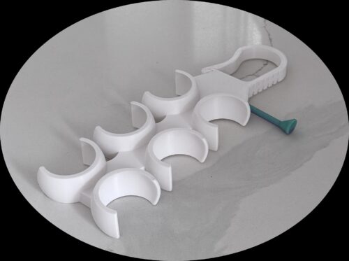 6 Golf Ball Holder and Tee